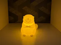 Lampe loutre à bougie chauffe-plat — photo 2