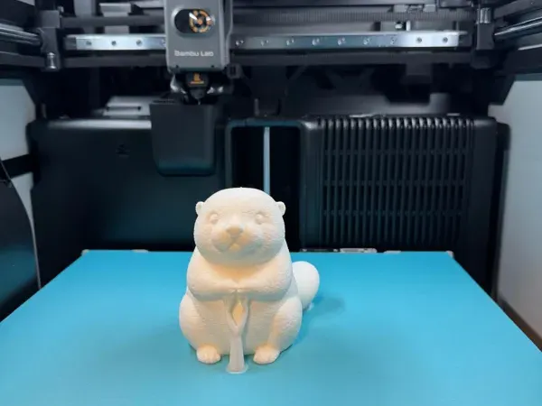 Lampe loutre à bougie chauffe-plat