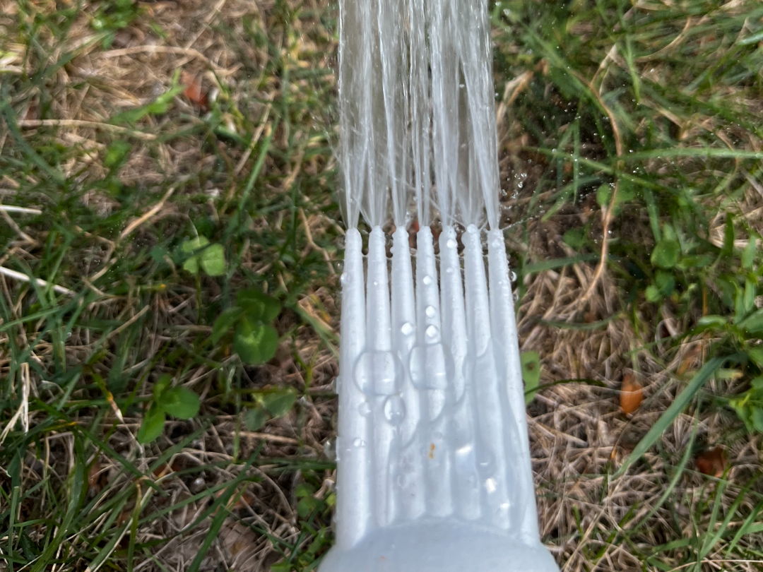Pool filter shower head
