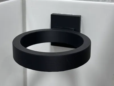 Modern hair dryer holder