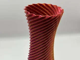 Vaso a spirale sfumato