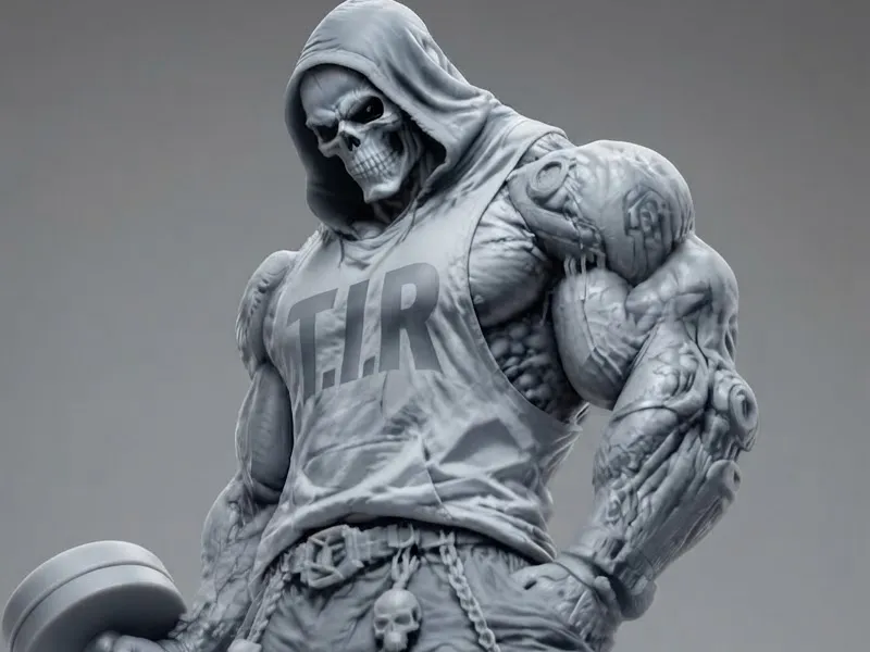 Modelo para impresión 3D: Trainierter Tod. Referencia del modelo original.