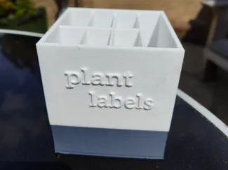 Plant label holder