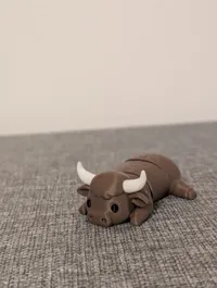 White-horned bull