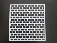 Plaque texturée brique pour pâte polymère — photo 1