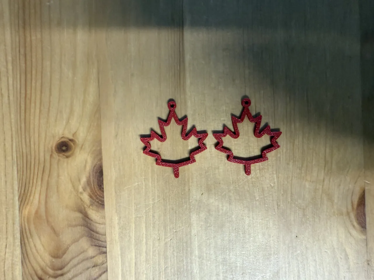 Maple Leaf Earrings view 2