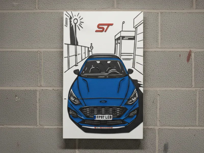 Lámina Ford Focus ST