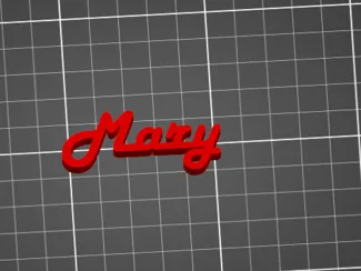 Mary name tag Key chain