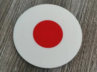 Japan flag coaster