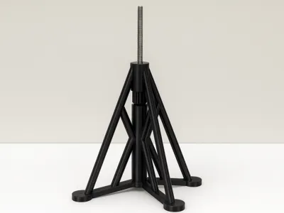 Lockable M6 Stand Base, adjustable up to 10 cm
