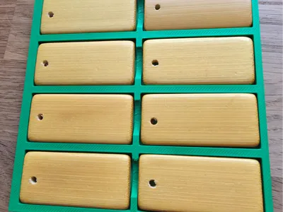 Bamboo Keyring Jig for xTool F2