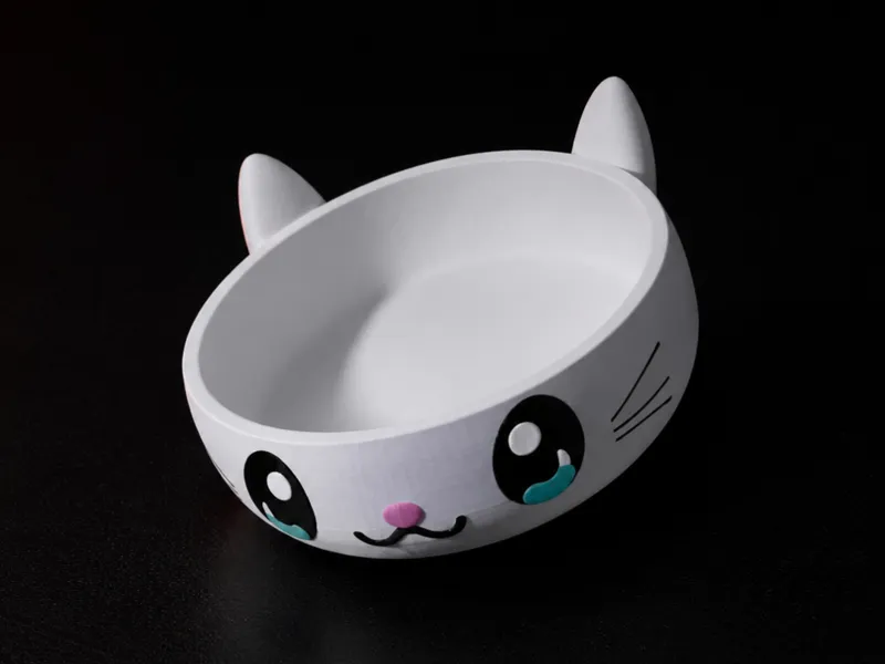 Kawaii Cat Feeder Bowl