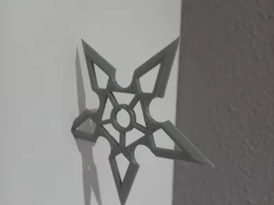 Throwing star (skeletonized)