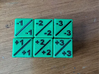 Plus and Minus counters for Magic the Gathering
