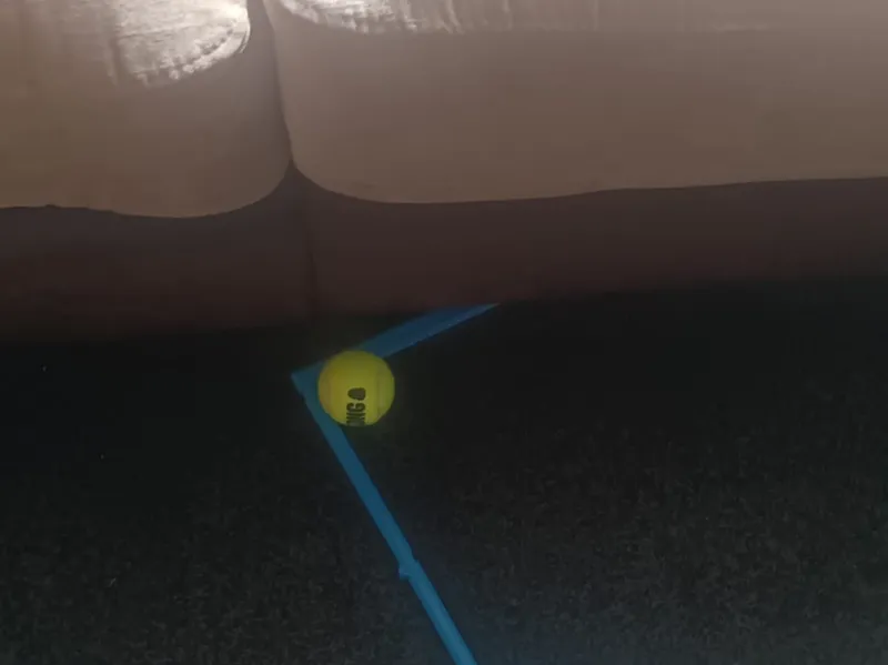 collapsible Pet toy recovery tool