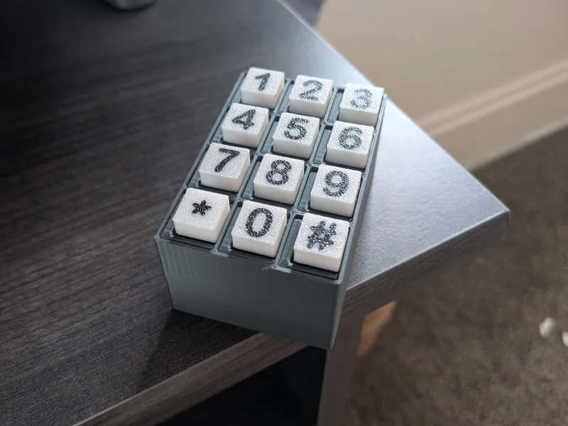 Fidget keypad clicker