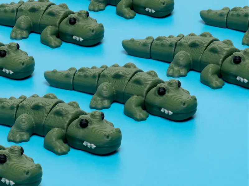 Flexi Crocodile - Articulated Fidget toy