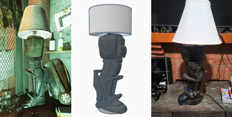 Fallout 76 Marine Armor Leg Lamp