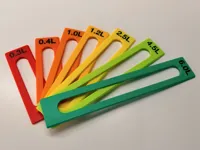 Lids with labels, 0.2mm layer, 2 walls, 10% infill