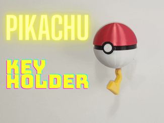 Porta llaves de pared - PoKemon Pikachu Pokeball