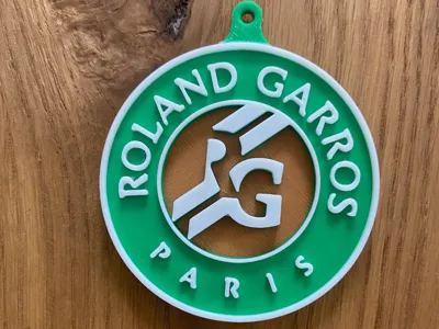 Roland Garros Tennis Keychain NO AMS