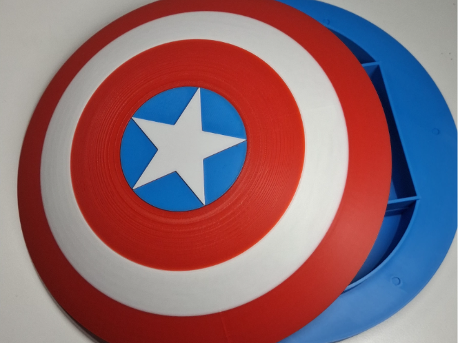 Scudo Captain America Porta Mazzo e Dadi