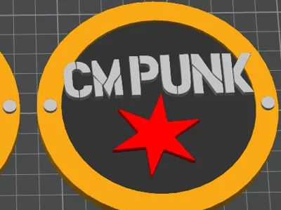 CM Punk Side Plates