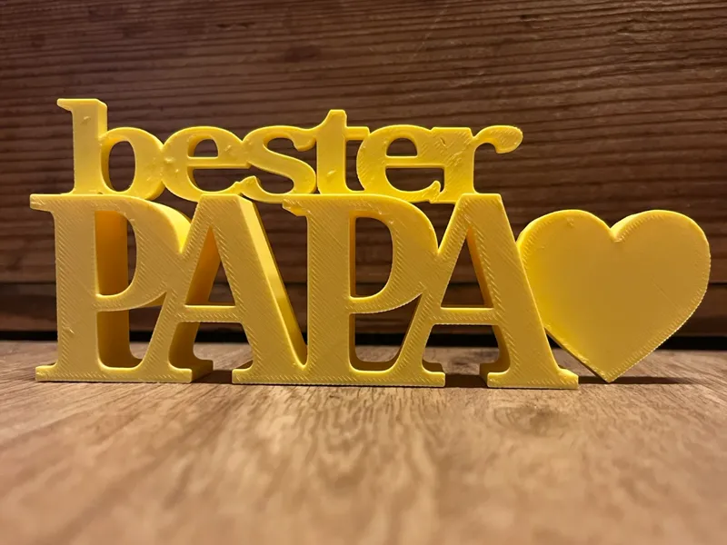 Bester Papa mit Herz