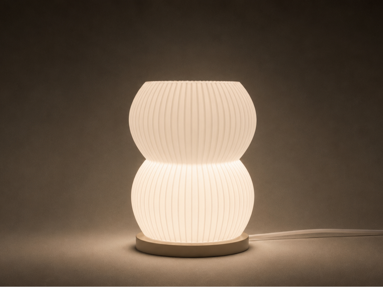 Ripple Hourglass Table Lamp - Ripple series