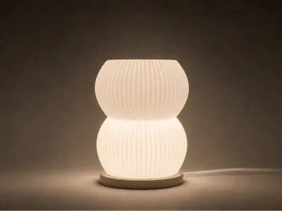 Ripple Hourglass Table Lamp - Ripple series
