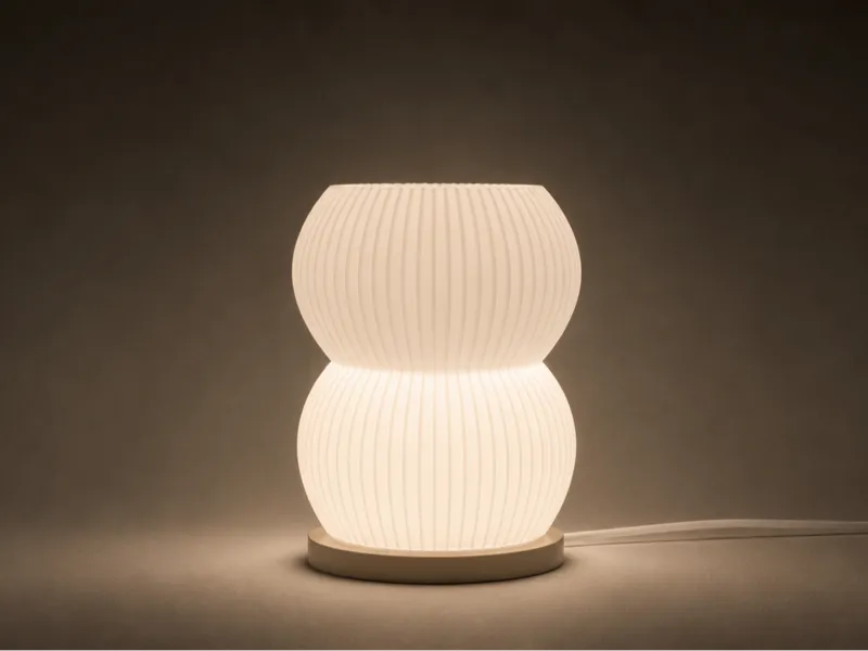 Ripple Hourglass Table Lamp - Ripple series