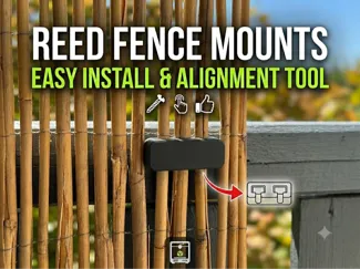 Universal Reed Fence Mounts & Alignment Tool 