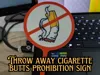 prohibition sign A1 Mini