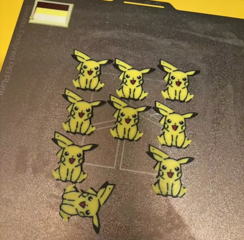 皮卡丘徽章钥匙扣挂牌