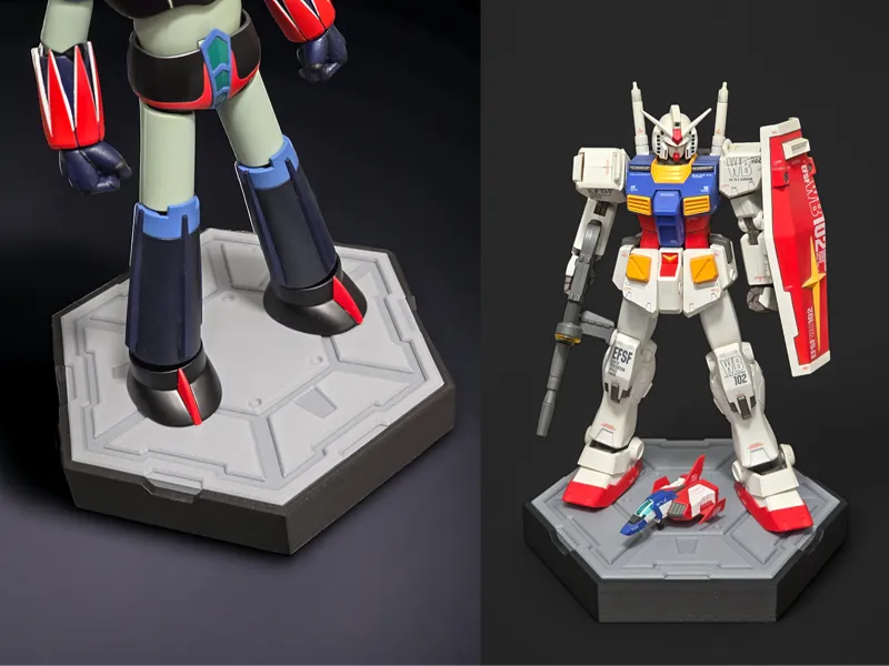Scifi display base for Action Figure and Model Kit
