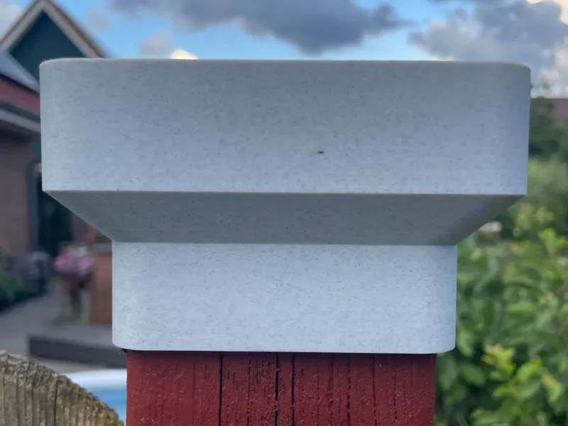 Vogeltränke/Futterstation, Aufsatz Vierkantpfosten