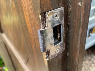 Gate lock latch strike plate spacer 1-10mm
