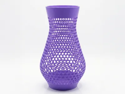 Decorative vase "hole"