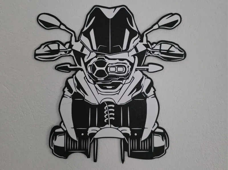 BMW GS Wandbild