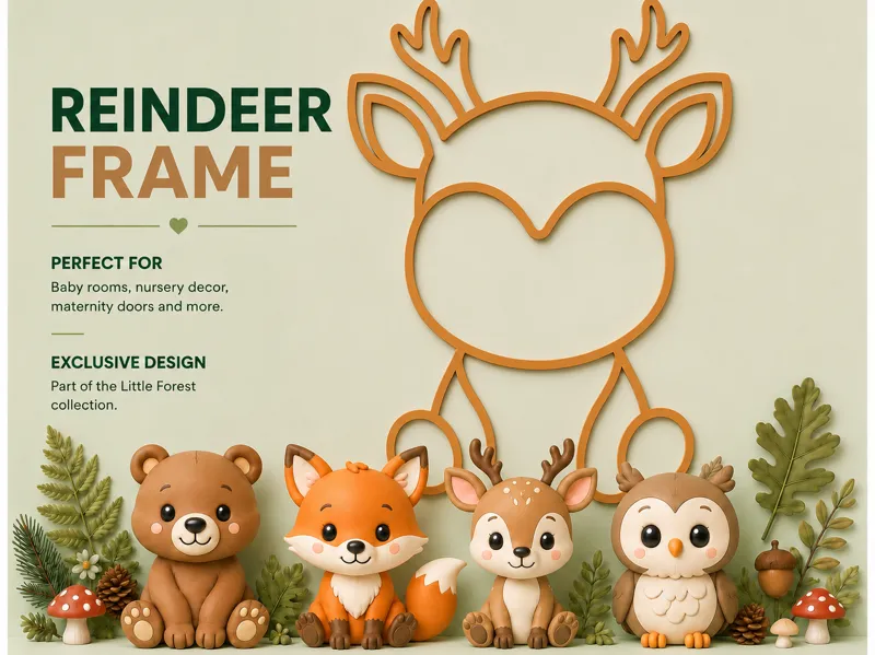 Wall art : Reindeer frame