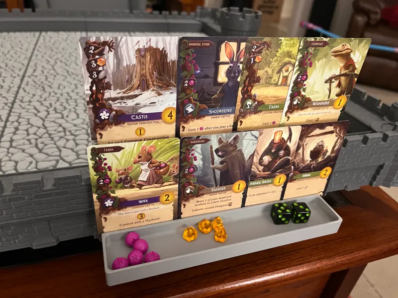Card and Token holder for StageTop 3D Stronghold