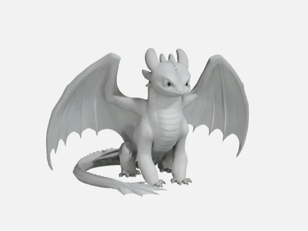 Dragão estilo Fúria da Luz