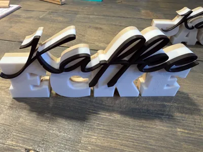 Freestanding Lettering Coffee Corner 20cm
