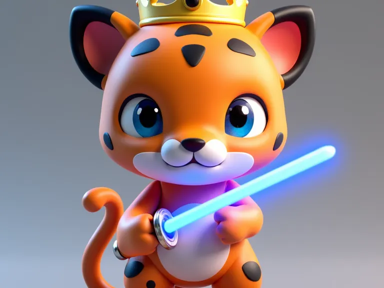 Cute Jaguar Jedi King