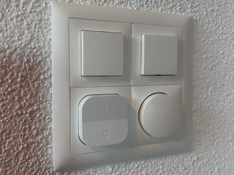 Ikea Tradfri + Feller EDIZIOdue Adapter