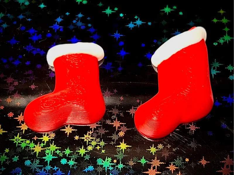 Festive Christmas Stocking Magnets