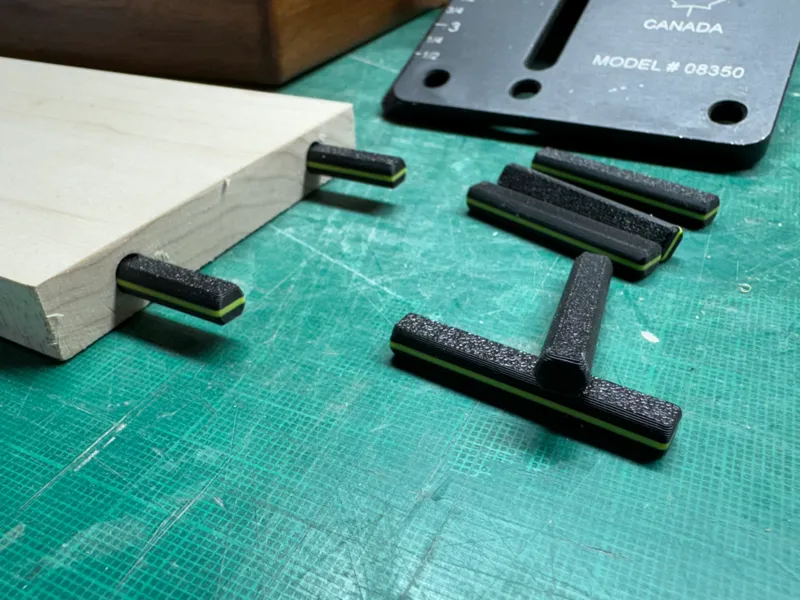 1/4" dowel pin for dry fit before glue ups