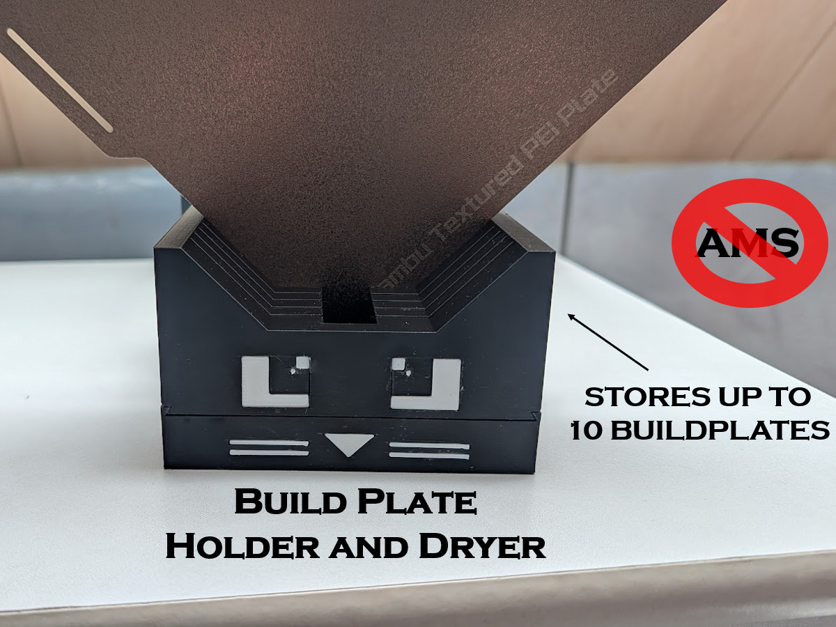 Build Plate Calibration Cat Holder and Dryer