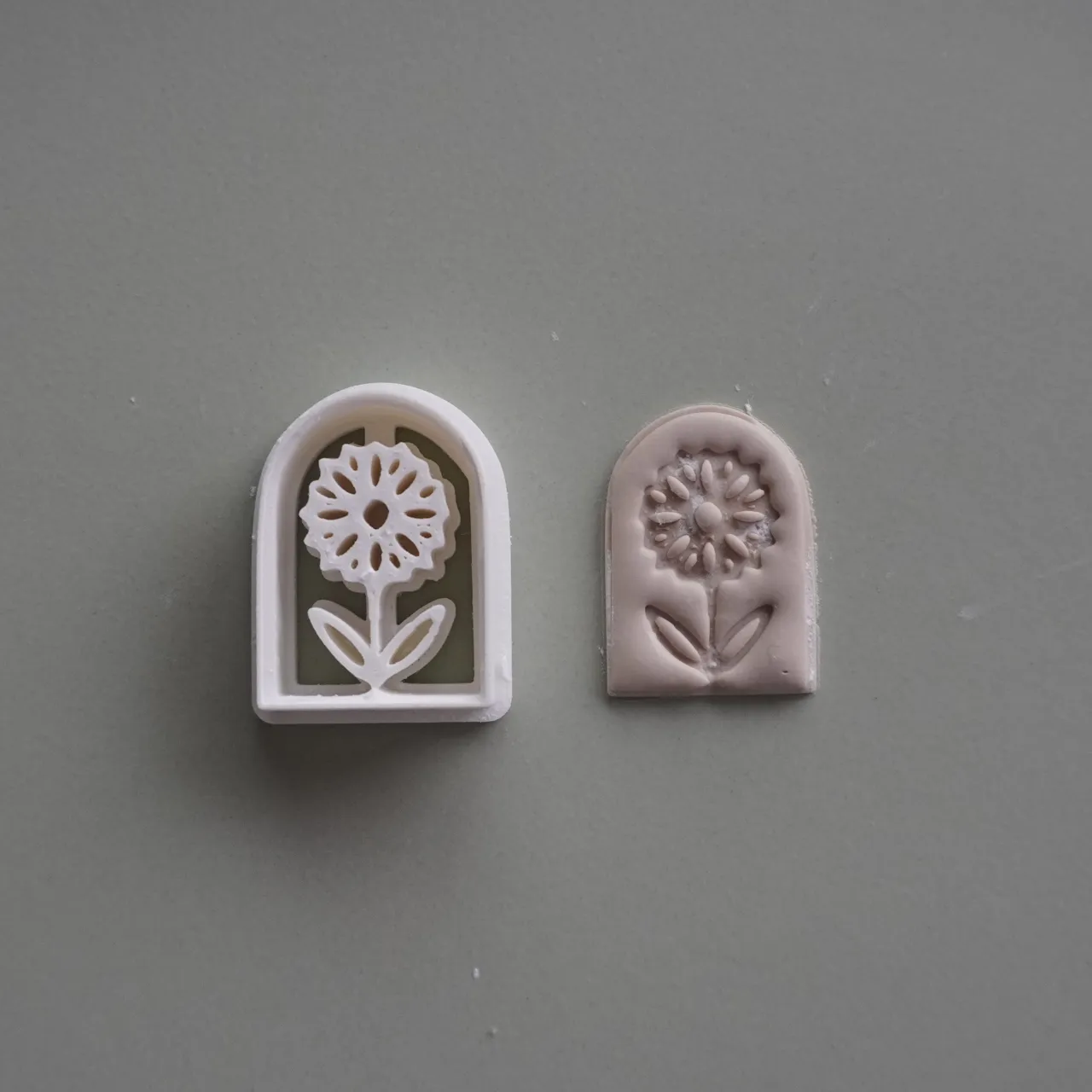 Flower Polymer Clay Cutter Earrings Necklaces view 2