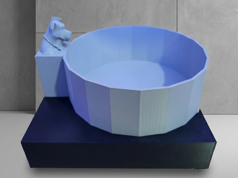 Detachable Dog Bowl & Treat Base - 159mm Set